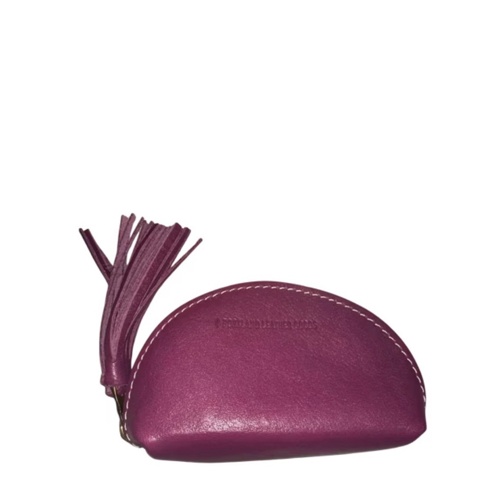 Portland Leather Goods Mulberry Taco Tassel Pouch